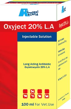 Oxyject 20% LA — صورة عبوة المنتج البيطري