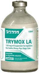 Trymox LA — صورة عبوة المنتج البيطري