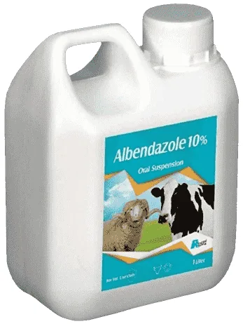 Albendazole 10% — صورة عبوة المنتج البيطري