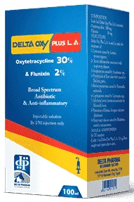 Delta Oxy plus LA — صورة عبوة المنتج البيطري